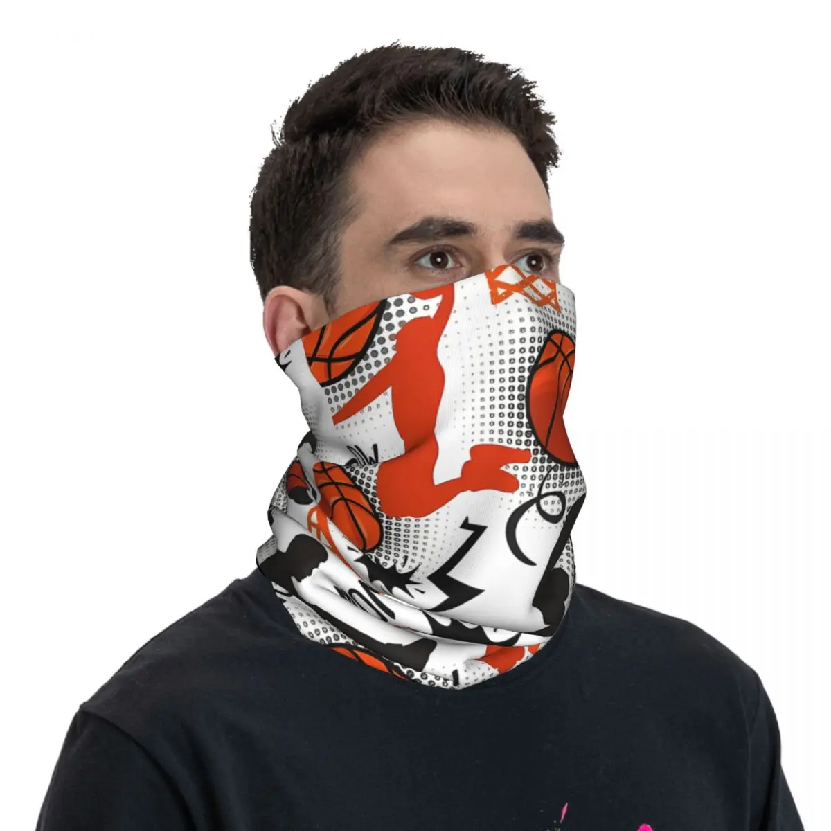 Basketball Schal Halstuch Hals Gesichts maske Polyester