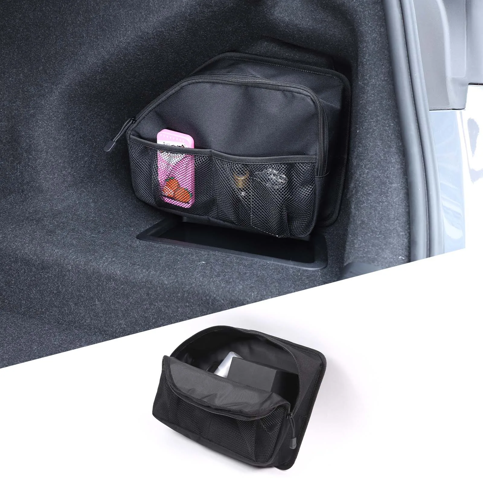 

Oxford cloth Black For BMW 5 Series G60 2024+ Car trunk tool storage bag car interior modification accessories 1PCs