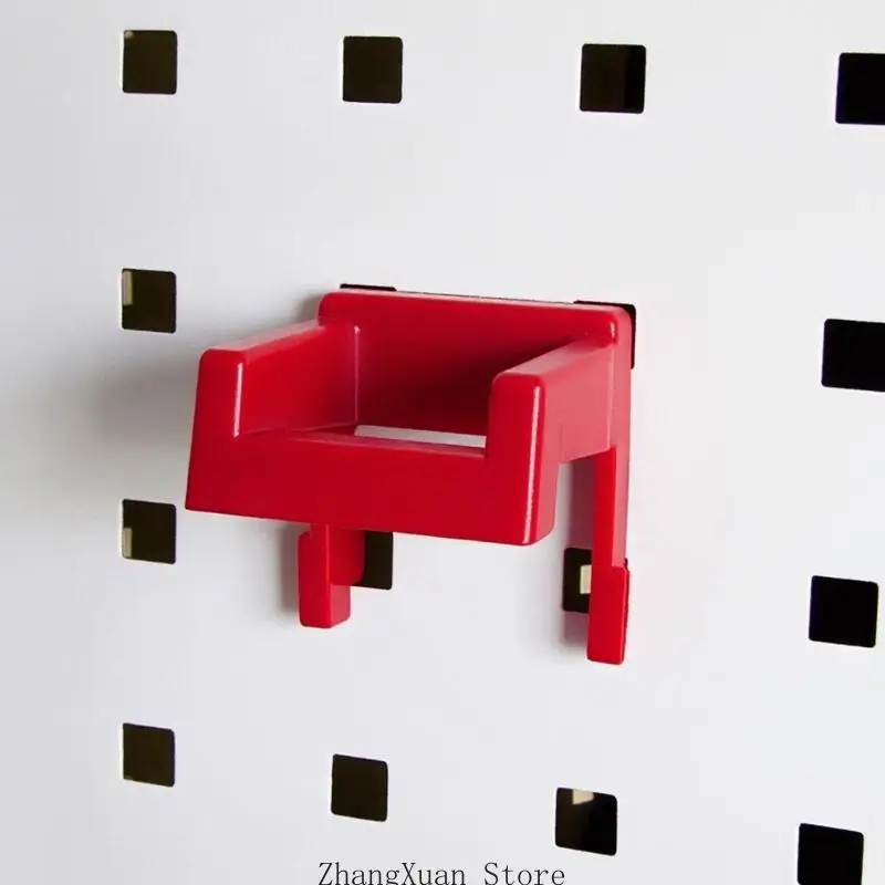 5 Stück Stecktafel-Haken, Kunststoff-Werkzeugaufhänger für Garagenorganisation und Wandaufbewahrung, Mehrzweckhaken 3 x – Detail 3