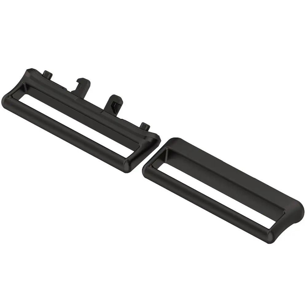 อะแดปเตอร์สายโลหะใหม่2ชิ้นสายรัดข้อมือสายนาฬิกาข้อมือ18มม. สายรัดข้อมืออแดปเตอร์สำหรับ Samsung Galaxy Fit3