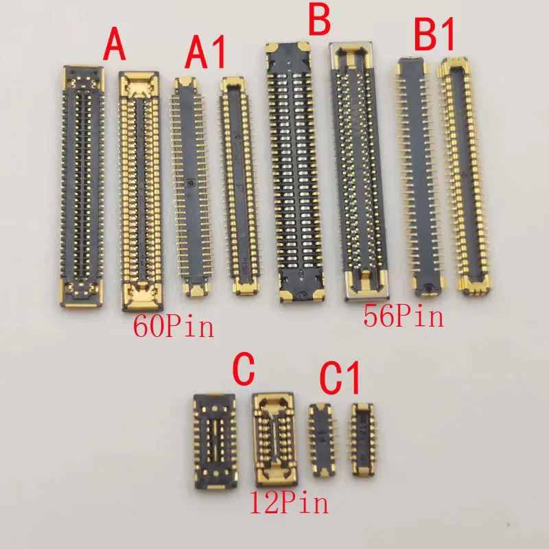 2-50Pcs Signal Antenna Connector Usb Charging LCD Screen FPC Plug For Samsung Galaxy S21 Ultra Plus G991 G996 Board 12 60 56 Pin