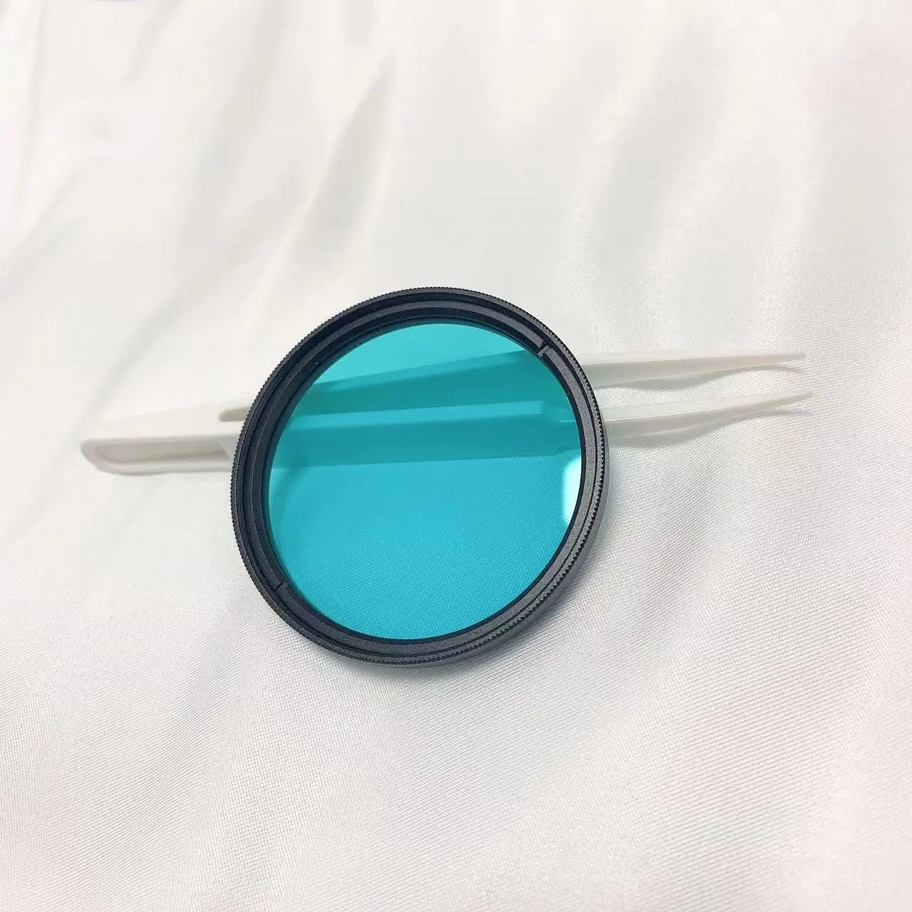 크기 직경 27mm 및 2mm 두께 블루 필터 유리 유형 BG39