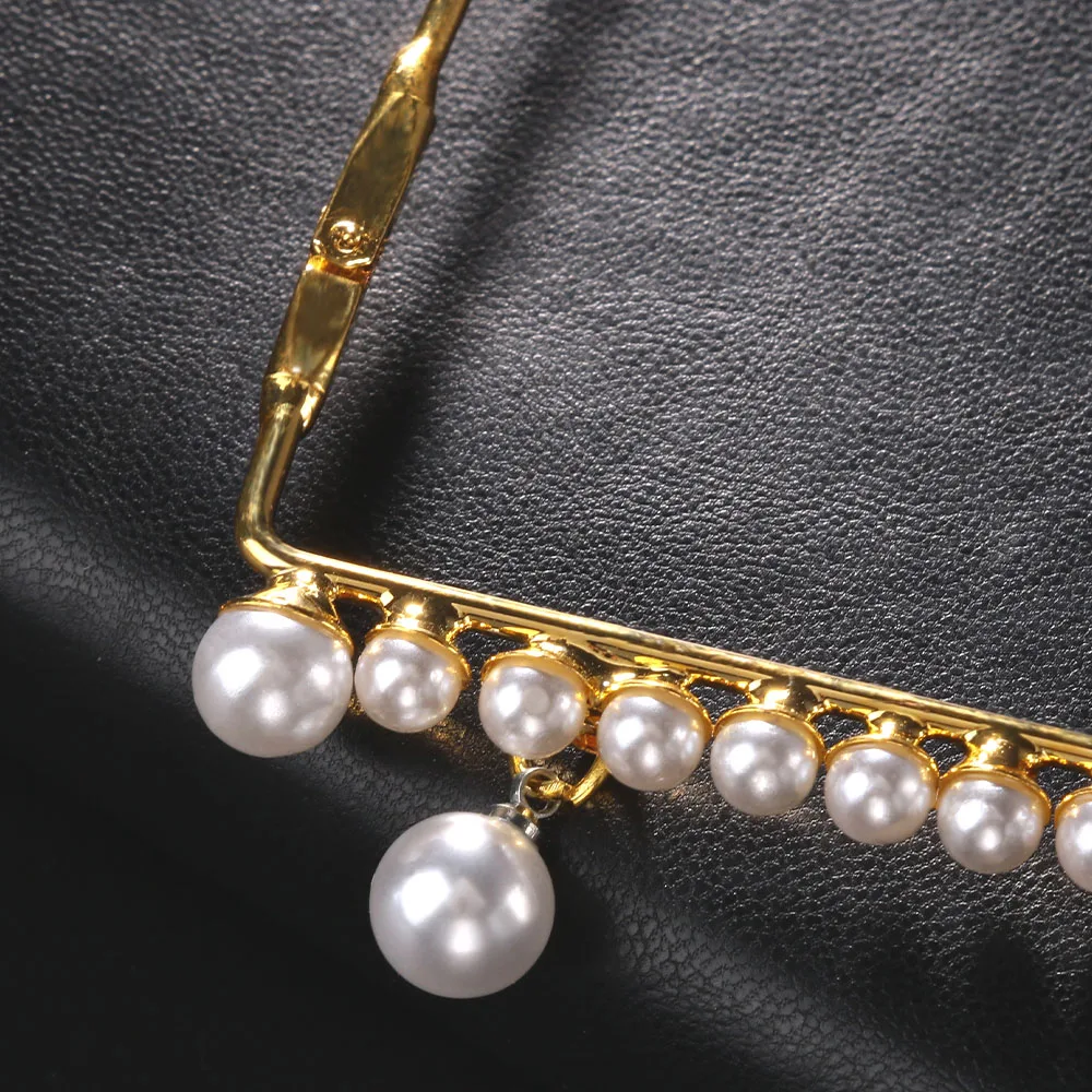 여성용 트렌디 진주 안경테, 맞춤형 프레임리스 진주 펜던트 안경, 메이크업 볼 파티, 얼굴 쥬얼리 액세서리