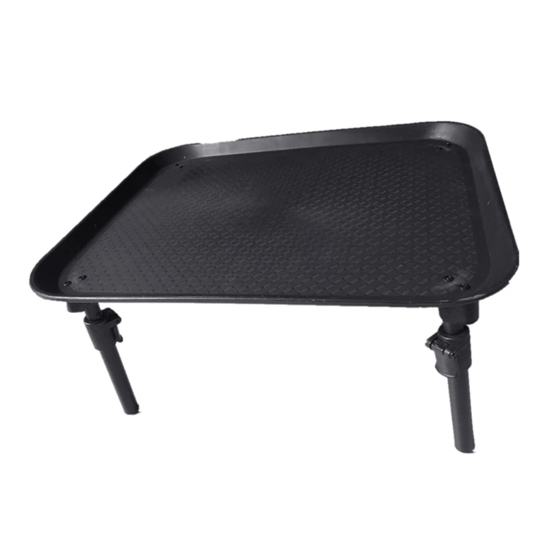 

Folding Fishing Baits Table Lightweight Folding Plastic Table Camping Fishing Small Drink Table with 4 Extendable Legs