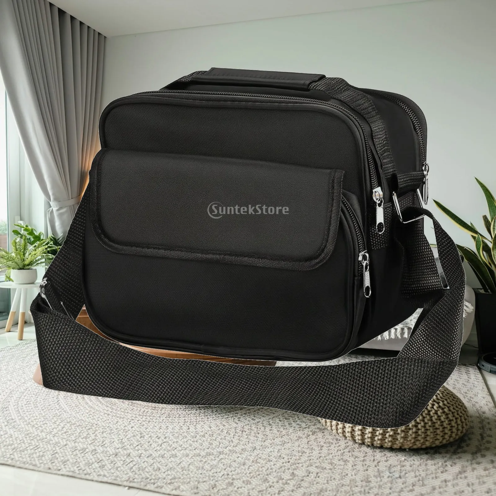 Wear Resistant Fiber Optic Splicing Case Tool Bag with Reinforced Seams and Shoulder Strap for Tool Carrier