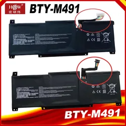 BTY-M491 Laptop Battery For MSI Modern 15 A10M-014  A10RAS-258 A10RB-041TW A10RD A11M A11SB-059 A4MW Prestige14