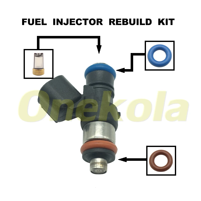 

Fuel Injector Service Repair Kit Filters Orings Seals Grommets for 0280158051 Holden Commodore VZ VE L76 L98 LS2 LS3 12576341