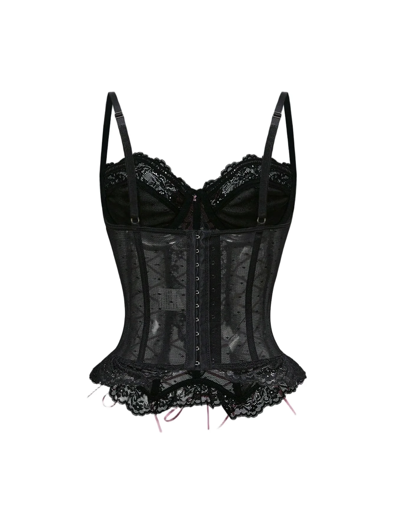 Orevena Gothic Ärmelloses Spitzen-Top für Damen, Y2K Slim Camisole, lässige Party- und Alltagsmode, Tops für scharfe Mädchen, koreanische Mode-T-Shirts – Detail 3