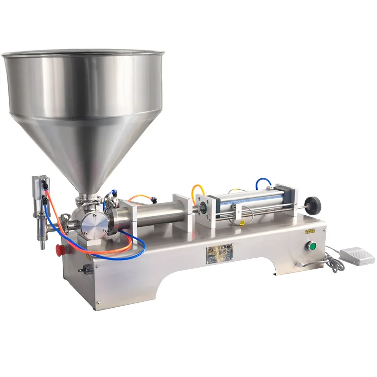 

*/For New Design Semi Automatic Lotion Cosmetic Pet Bottle Filler /water Beverage Honey Cream Piston Paste Filling Machines