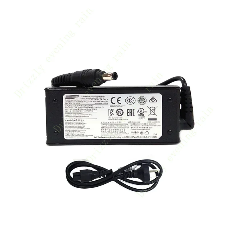 PA-1400-96 19v1.1a 40W original suitable for Samsung NP910S3L-M04 M05 laptop power adapter 3.0*1.1mm