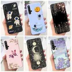 Nova 5T Case For Huawei Honor 20 Pro Phone Cover Fashion Flower Astronaut Soft TPU Bumper For Huawei Nova5T YAL-L21 Honor20 Case