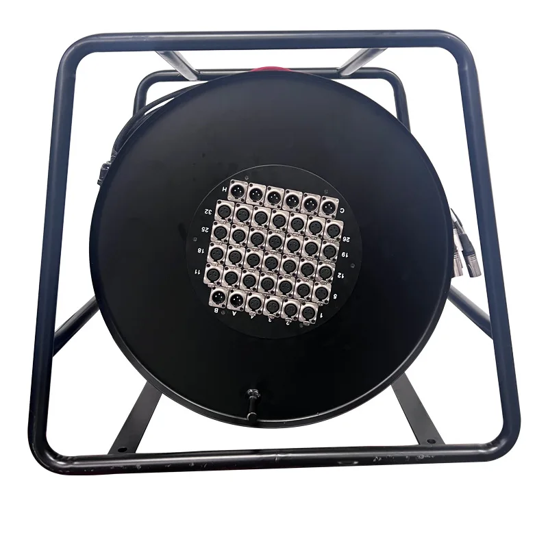 XLR Cable Car Snake 40-Channel Audio & Lighting Signal Line Stage Durable Metal Construction 1 Year Warranty
