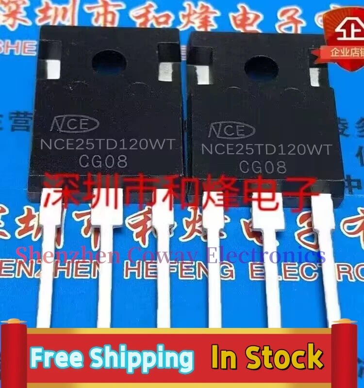 

10PCS-30PCS NCE25TD120WT TO-247 MOS 25A 1200V In Stock Fast Shipping