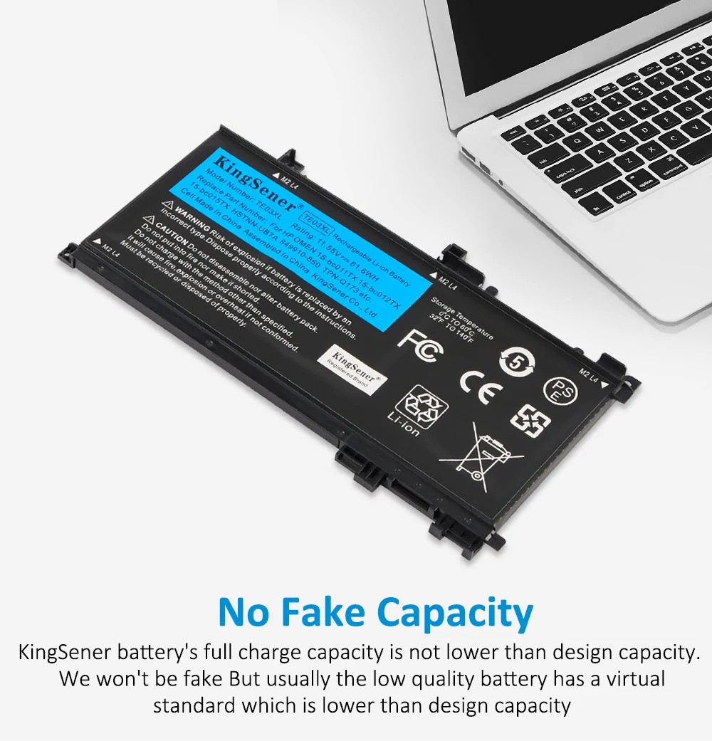 KingSener TE03XL Laptop Battery For HP OMEN 15-bc011TX 15-bc012TX 15-bc013TX 15-AX015TX AX017TX TPN-Q173 HSTNN-UB7A 849910-850