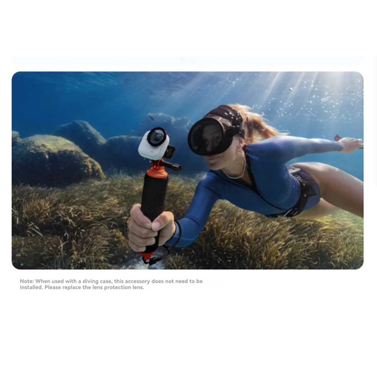 HD Mirror for GO Ultra Underwater Lens Protector HD Mirror HD Optical Lens Underwater Protective Mirror