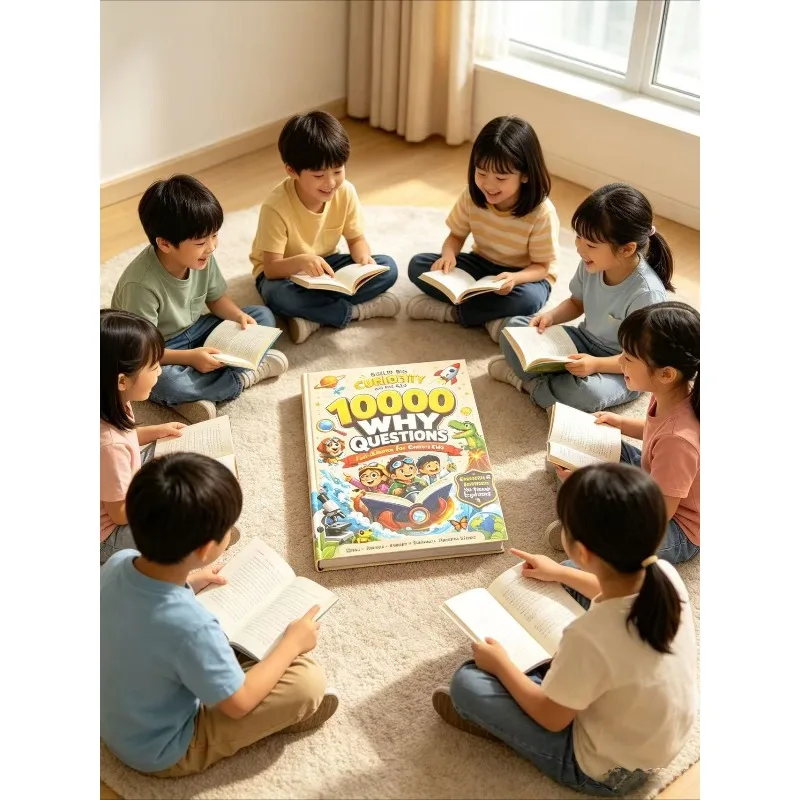 Kids 10000 Why Questions Science Book Educational Q&A Encyclopedia Picture Book for Children Age 6‑12