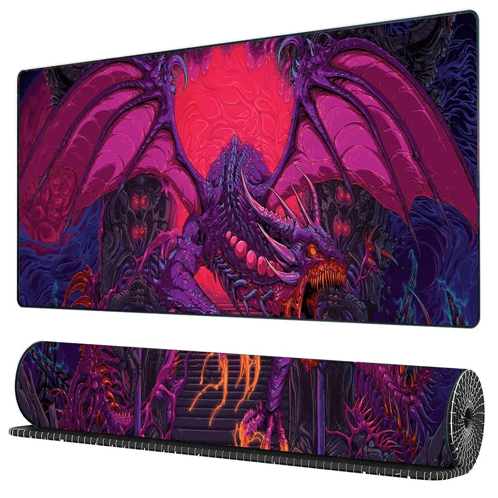 Hyper Beast Csgo Mouse Pad Professional Desk Mouse Pad Gaming Desk Mat Cloth Surface Anti-Slip Rubber