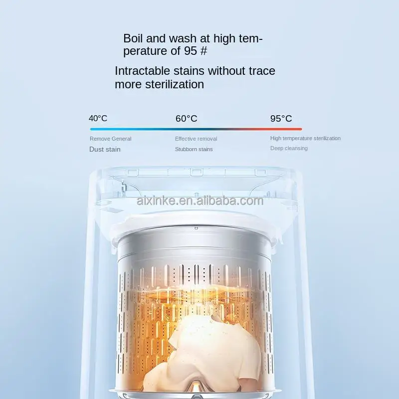 High-temperature Washing Washing Machine Pro 3KG Smart Dispensing of Laundry Detergent for App Control