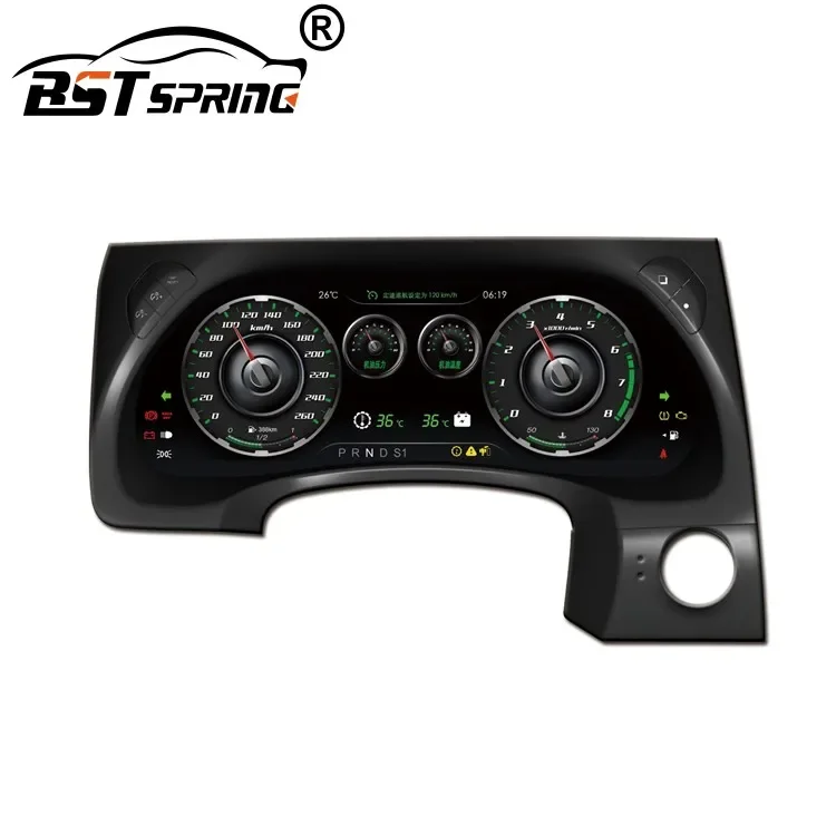 Bosstar quad-core high precision auto meter dash display for Nissan Patrol Y62 speed meter car dashboard cluster tachometer