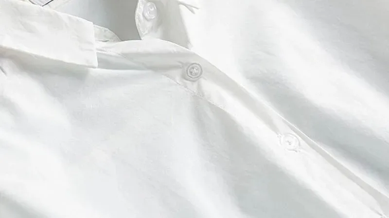 Japanese Style Loose Fit Long Sleeve White Shirt 11