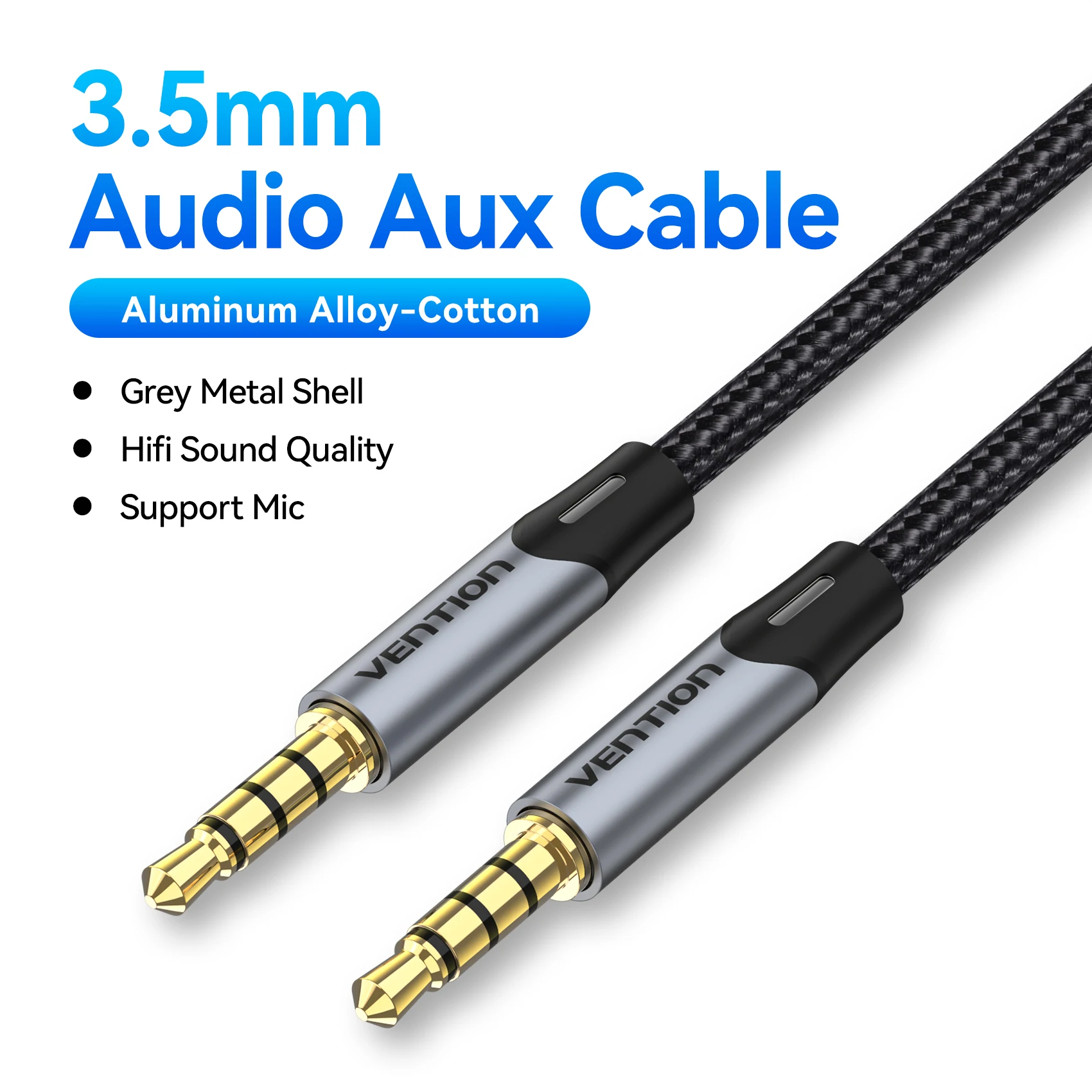 Ventie 3.5mm Jack Audio Kabel Man op Man 3.5mm Audio Aux Kabel Jack voor Telefoon Auto hoofdtelefoon Luidsprekerkabel Draad Lijn Aux Koord