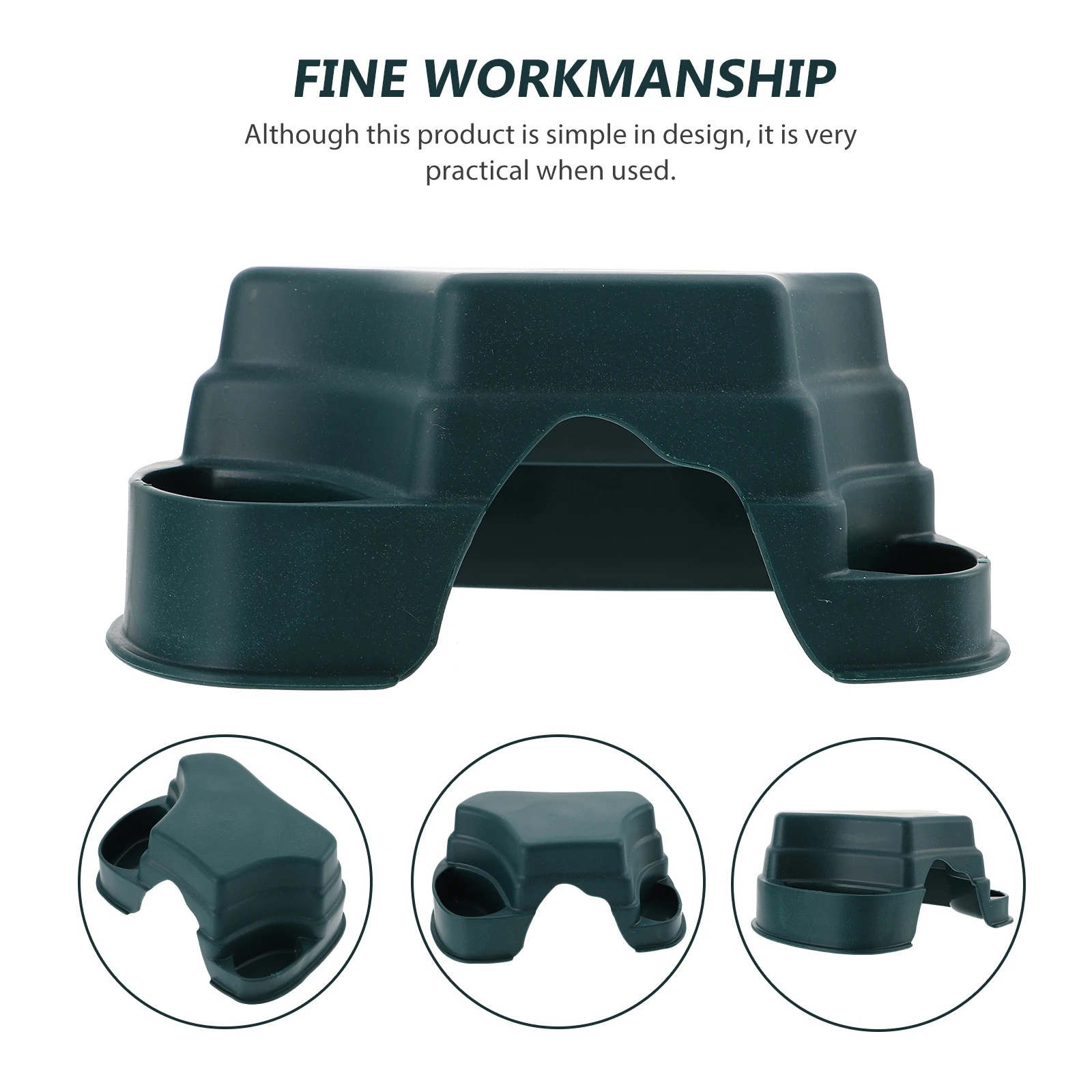 2 قطعة صندوق الزواحف الكهف متعدد الوظائف الزينة البلاستيك إخفاء المأوى ل السلحفاة الأفعى ليوبارد أبو بريص المغذية ممارسة مخبأ