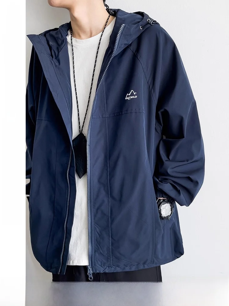 

Faionable Printed Hooded Jaet ex Spring Casual Match All Seasons Polyester Fiber Long Sve Zipper Closure Street Sle