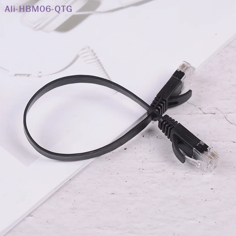 

[New] Hot! 1PC Black cable rj45 ethernet 10 inch 25cm network cat patch cord internet cat6 wire