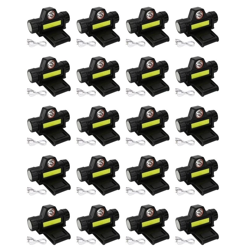 2026 New 20X Rechargeable Welding Helmet Light Versatile Headlamp Flashlight With Mount Holder, Automatic Dimming