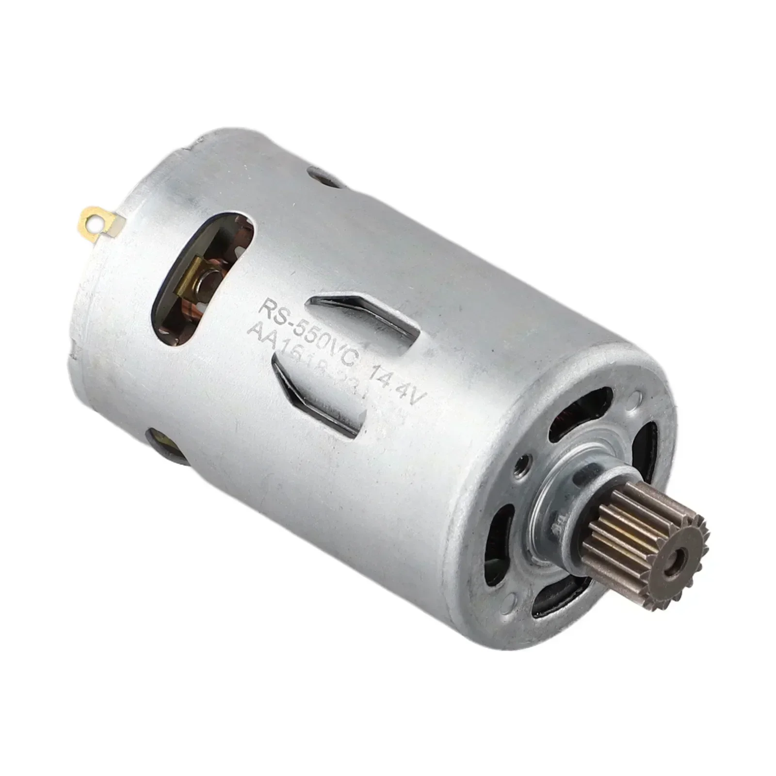 

16-зубчатый двигатель для электроинструментов, 16-зубчатый двигатель, двигатель 14,4 В, шестерня тонкой работы, металлическая строительная модель, 16 зубьев