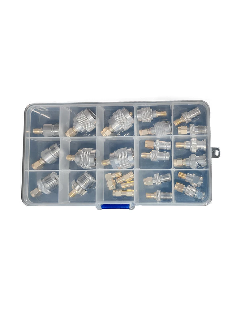 24PCS SMA RF Coaxiale Adapter Kit SMA M/F naar TNC UHF BNC N F Mannelijke Vrouwelijke Coax kabel Connector WiFi Radio Antenne Converter Set - afbeelding 2