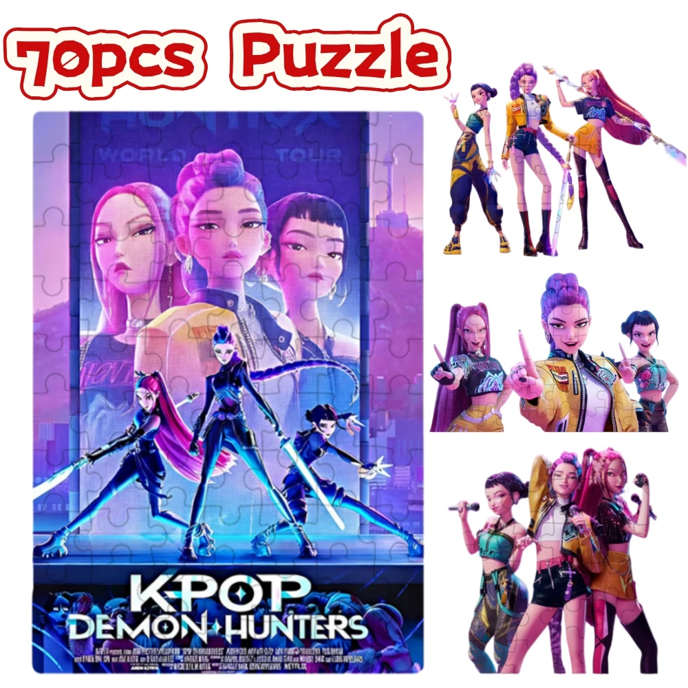 جديد Kpop شيطان الصيادين بازل قطع اللعب مجلس لعبة رومي ميرا زوي هنتركس شخصية نمط تحصيل ديكور هدايا الأطفال