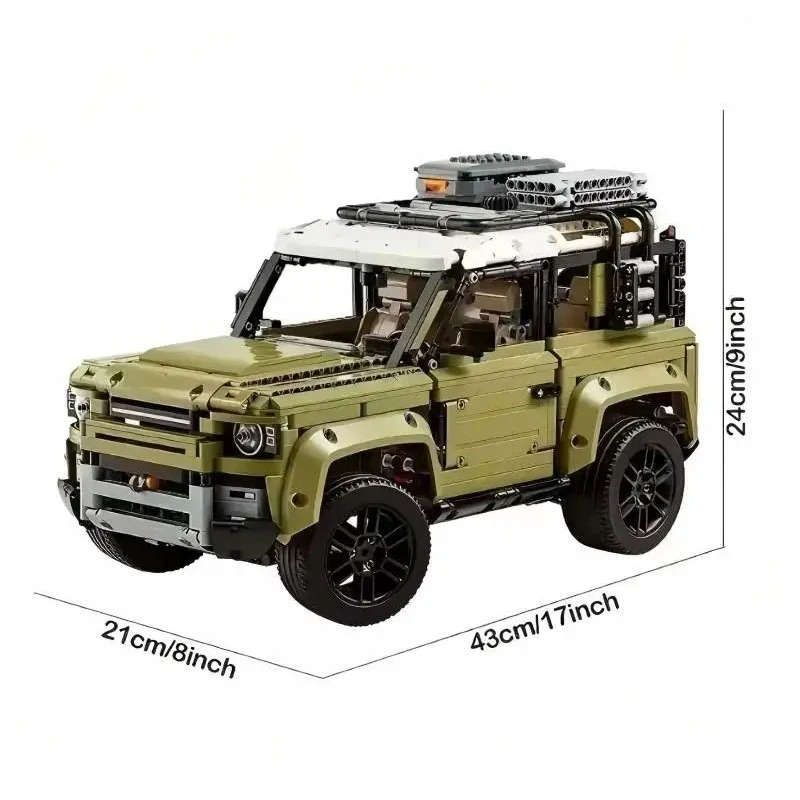 2026 Advanced Plastic Supercar Model 2573PCS Building Kit MOC off-road vehicle Construction Toy for Birthday Party Celebration image 3