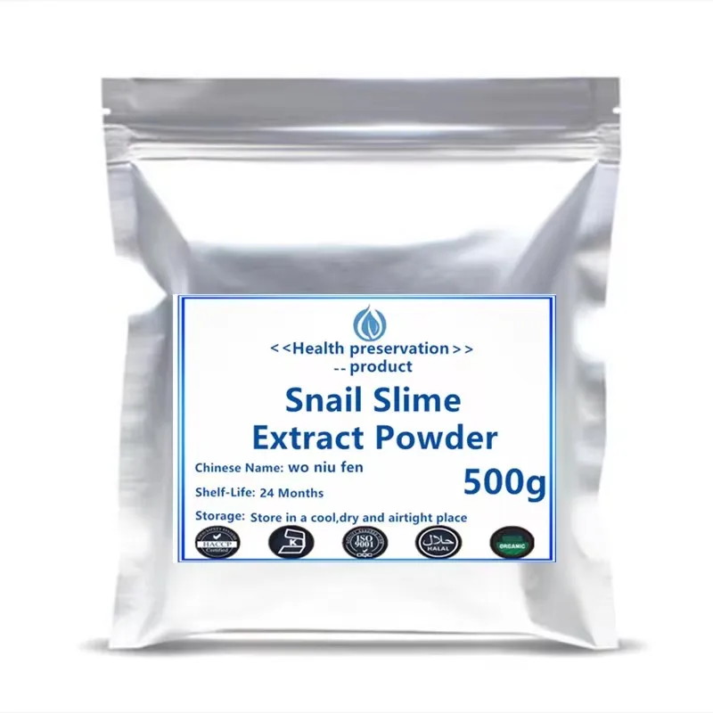 Snail Slime Extract Powder, Moisturizing Cosmetic Raw Skin, Whitening and Smooth, Anti Aging, Free Shipping