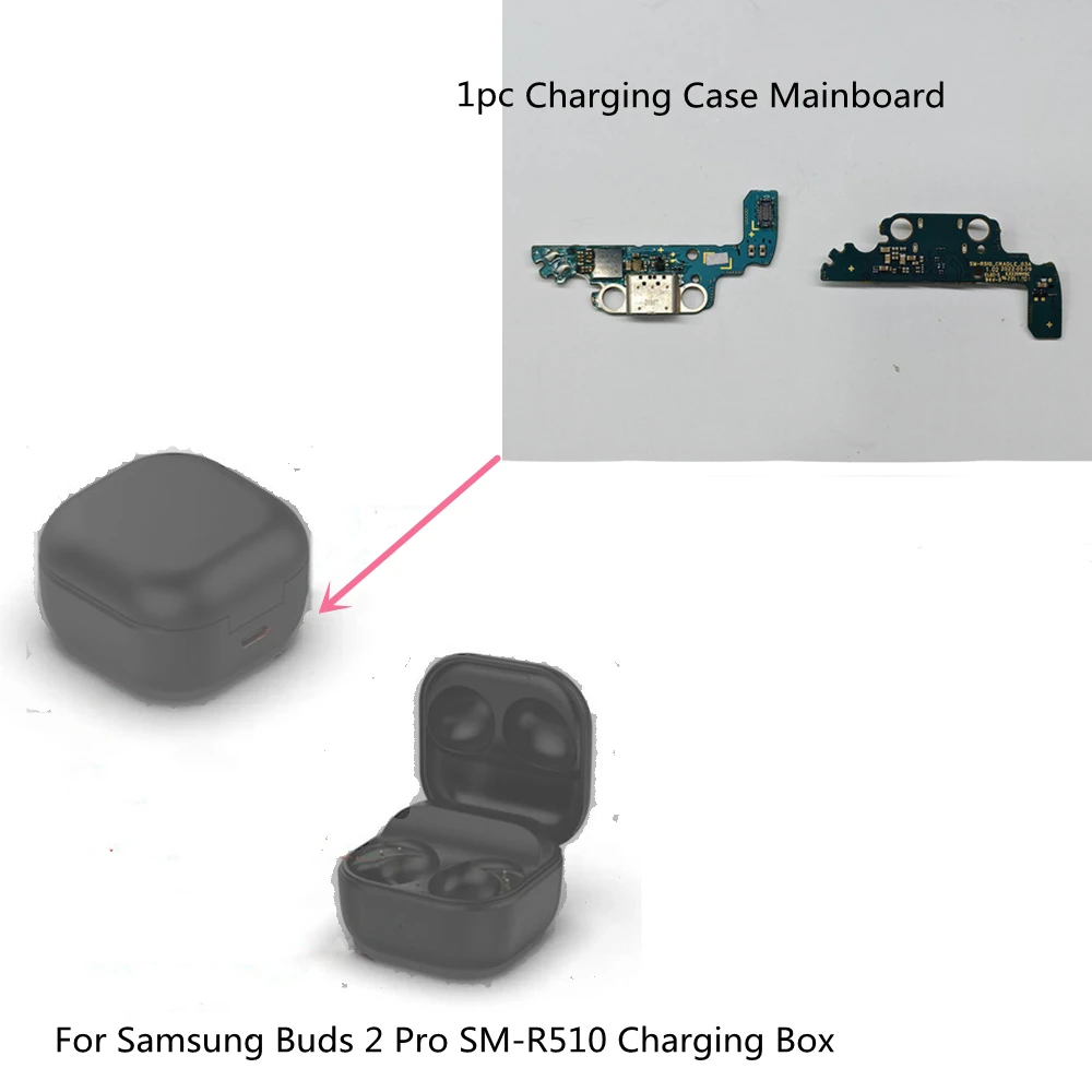 1 قطعة العلامة التجارية الجديدة استبدال شحن صندوق اللوحة الرئيسية شحن حالة اللوحة الأم لسامسونج براعم 2 برو سماعة رأس بخاصية البلوتوث SM-R510