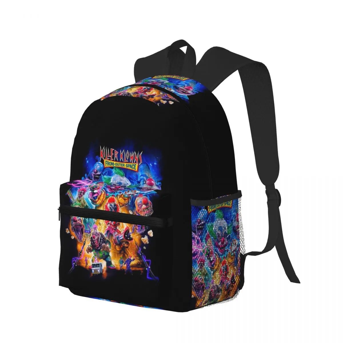 Killer Klowns From Outer Space Funny Horror Movie Student Backpack School Bag Hiking Travel Daypack for Boys Girls Bookbag