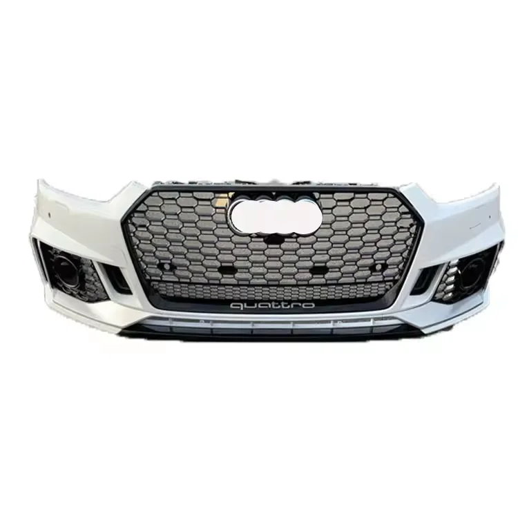 RS5 B9 Upgrade B9.5 Old style modify new Front bumper with grille for A5 S5 B9 for 2017-2019