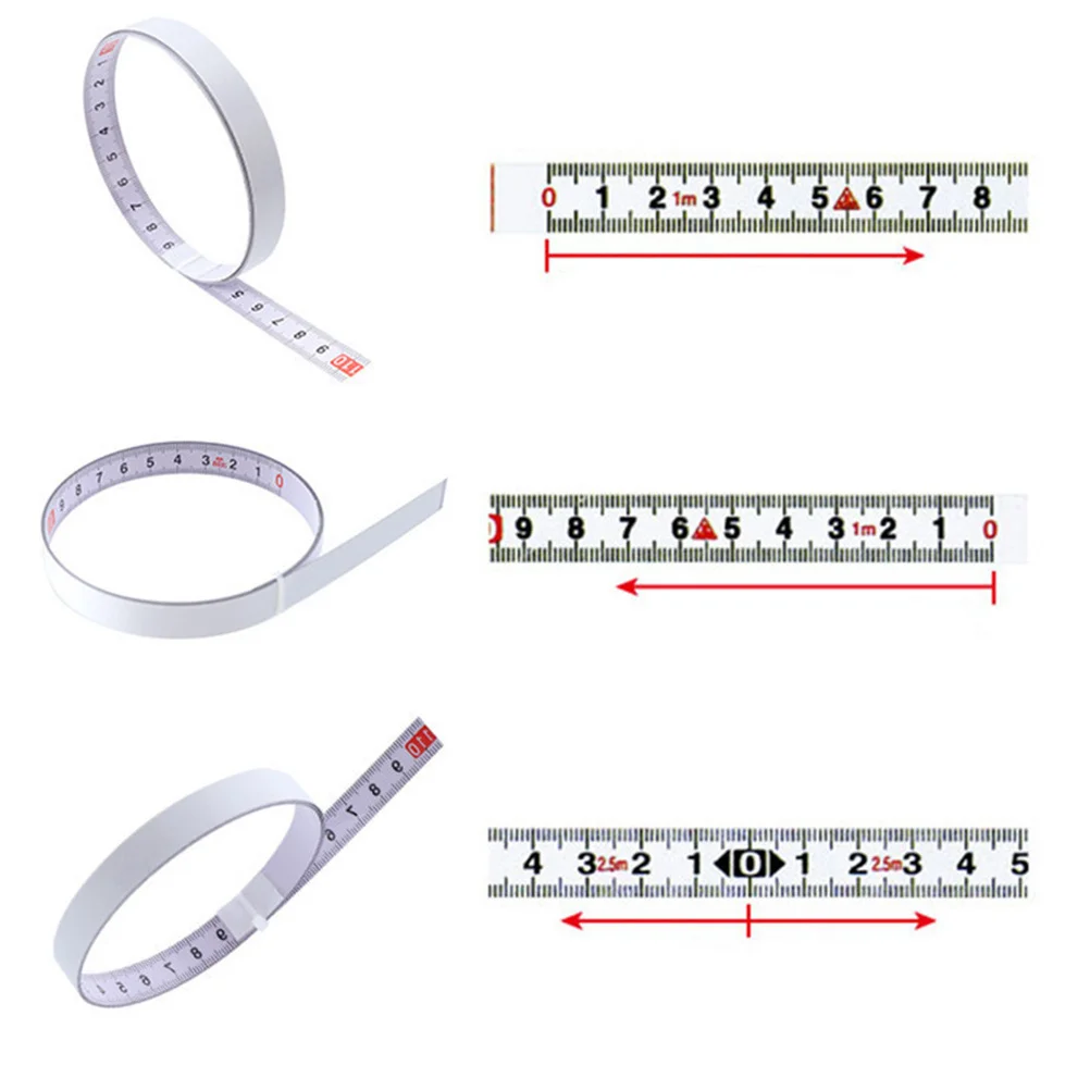 

Self Adhesive Steel Miter Track Tape Metric Scale Ruler 3 Meter Accurate Measurement Woodworking Ruler Miter Track Tape