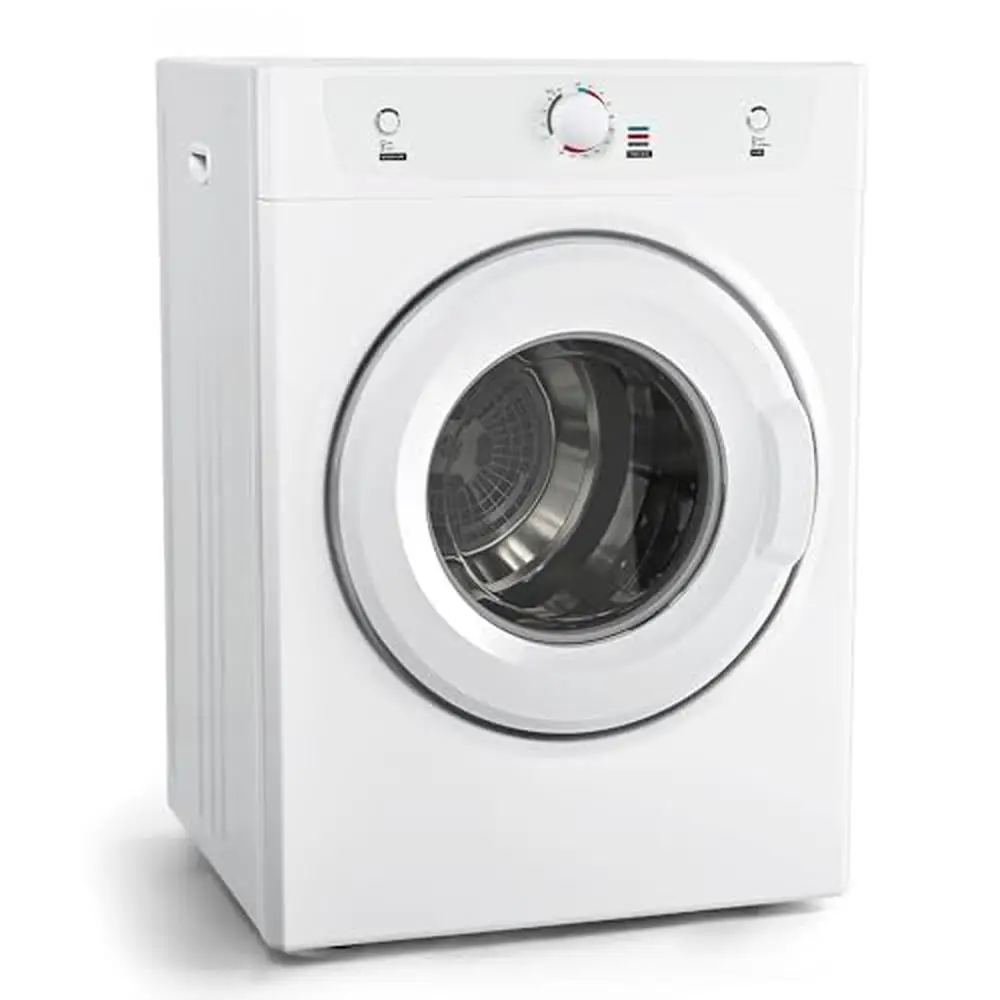 3.5 Cu. Ft. 1500W Stainless Steel Tumble Dryer with Sensor Dry Mode Easy Removal Cotton Filter Compact Portable Design ETL