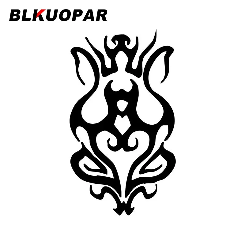 

BLKUOPAR Symmetrical Illustration Graphics Funny Car Stickers Sunscreen Anime Decal Creative Bumper Refrigerator Vinyl Car Wrap
