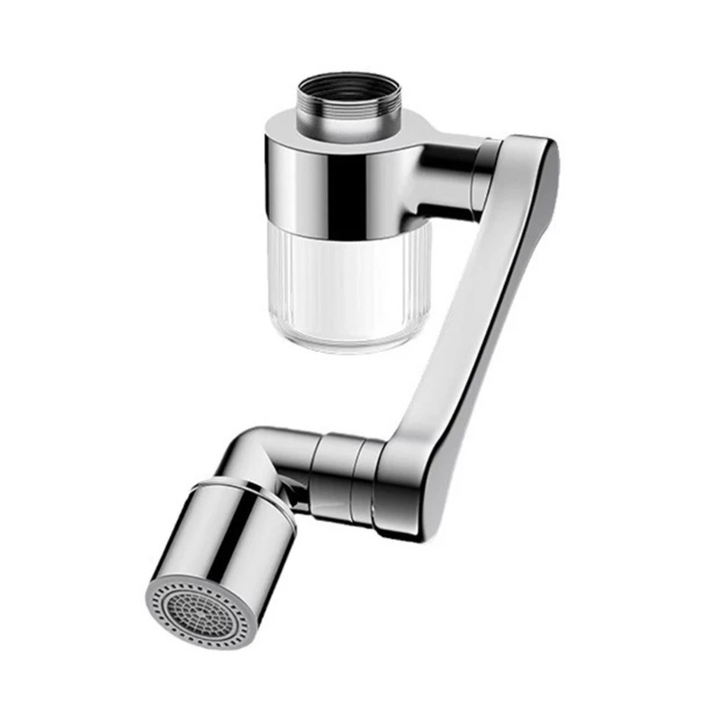 Y1UD Universal Faucet Rotation Attachments Rotation Faucet Extender Providing Extended reaches & Easy Installation for Kitchen