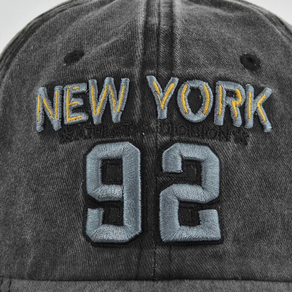 1 قطعة قبعة بيسبول مطرزة بحروف ثلاثية الأبعاد عتيقة ، قبعة متعددة الاستخدامات للترفيه بألوان متباينة للرجال والنساء للسفر في الهواء الطلق ، قابلة للتعديل #3