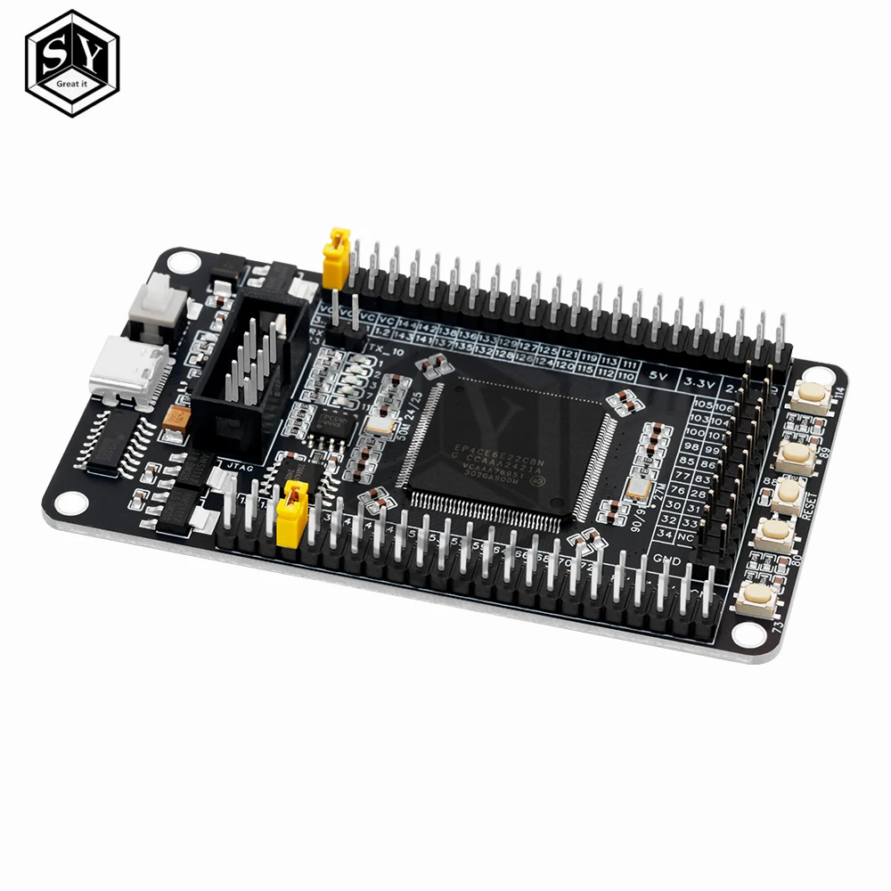 2.5 فولت Altera CycloneIV EP4CE6E22C8N مجلس التنمية FPGA الأساسية مجلس لوحة النظام لاردوينو