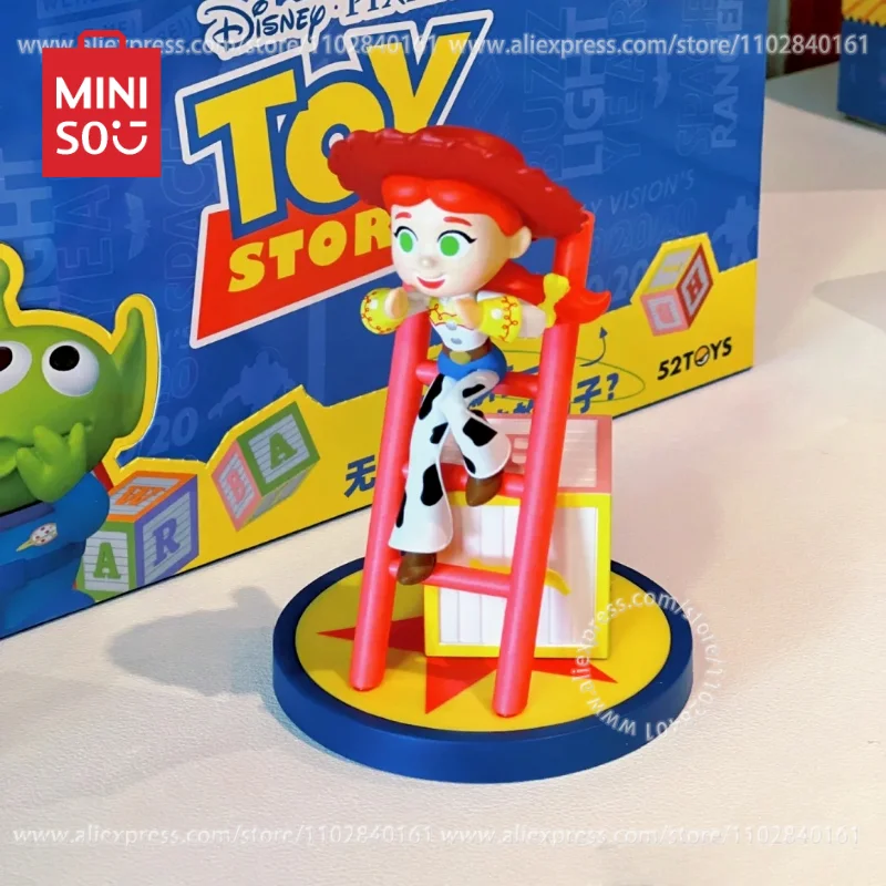 MINISO Blind Box Disney Toy Story Large Ladder Series Trendy Figures Cartoon Toys Peripheral Model Birthday Gift for Children