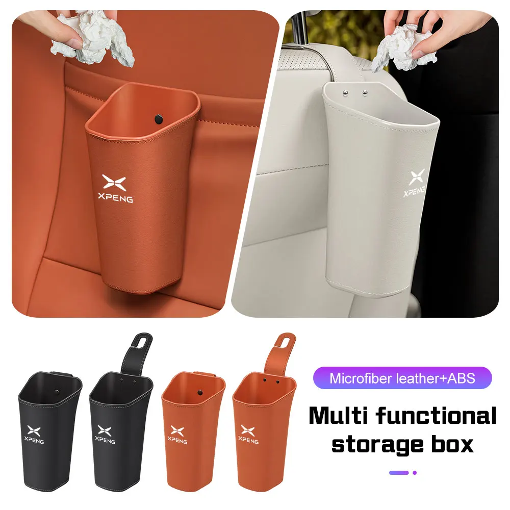 

2026 For Xiaopeng Xpeng G6 G7 G9 X9 P7 P7i P5 G3 G3i Car Door Cup Holder Box Waterproof Trash can Auto Seat Back Umbrella Bucket