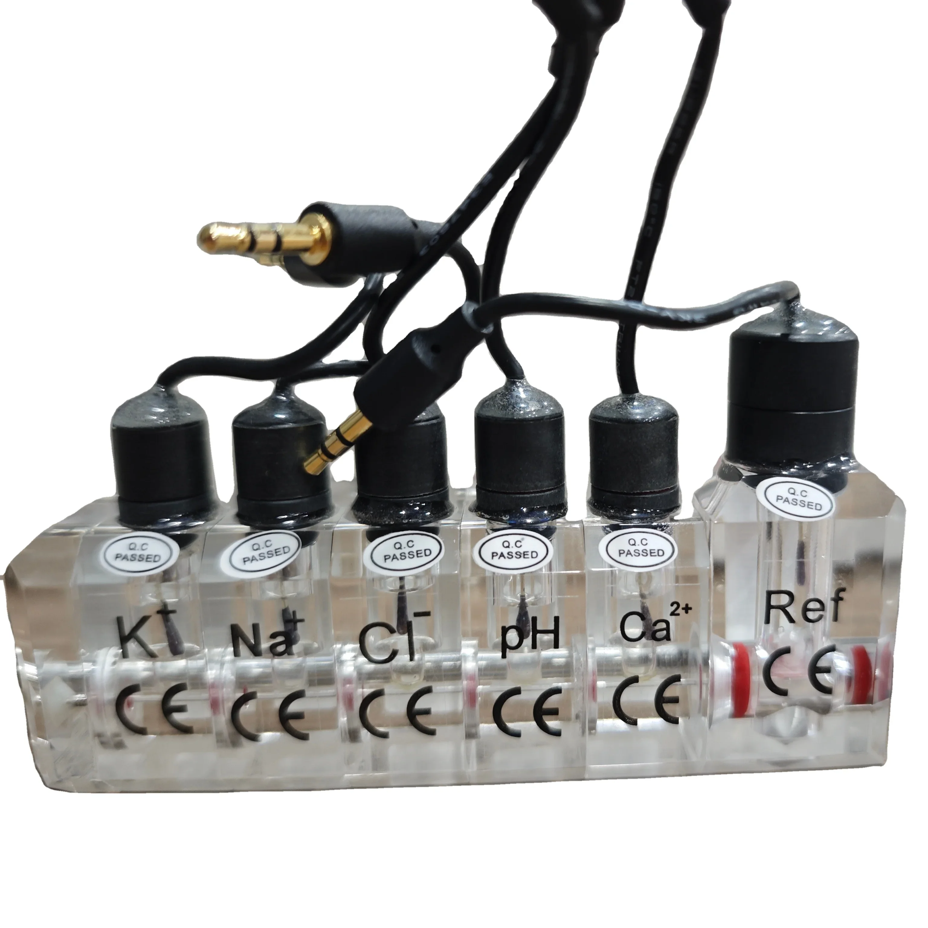 

Genrui Compatible Electrode For Electrolyte Analyzer GE300/GE500 K+ Na+ Cl- PH Ca²+ Li and Ref