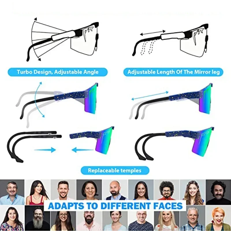 Cycling GogglesHigh-end Outdoor Sports Windproof Goggles Polarized Sunglasses Colorful Coated Outdoor Sunglasses New Cool Models