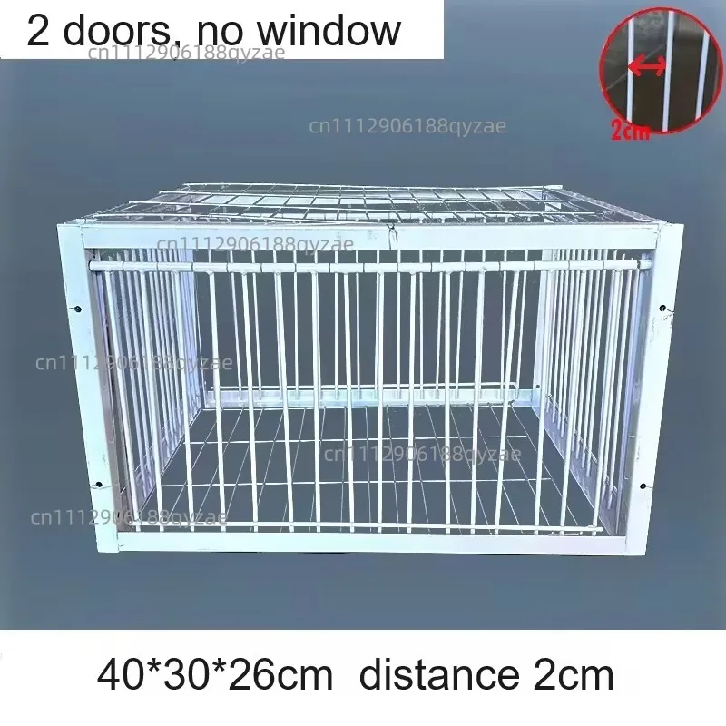 40*30*26cm Foldable galvanised bird trap cage feral pigeon humane way with the one-way entrance trapping pigeons doves In cages