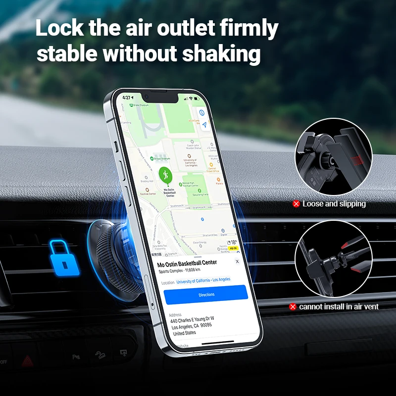 ACEFAST Dashboard Air Vent Magnetic Phone Holder in Car For iPhone 12 13 Pro Max Universal Magnet GPS Bracket For Xiaomi Samsung