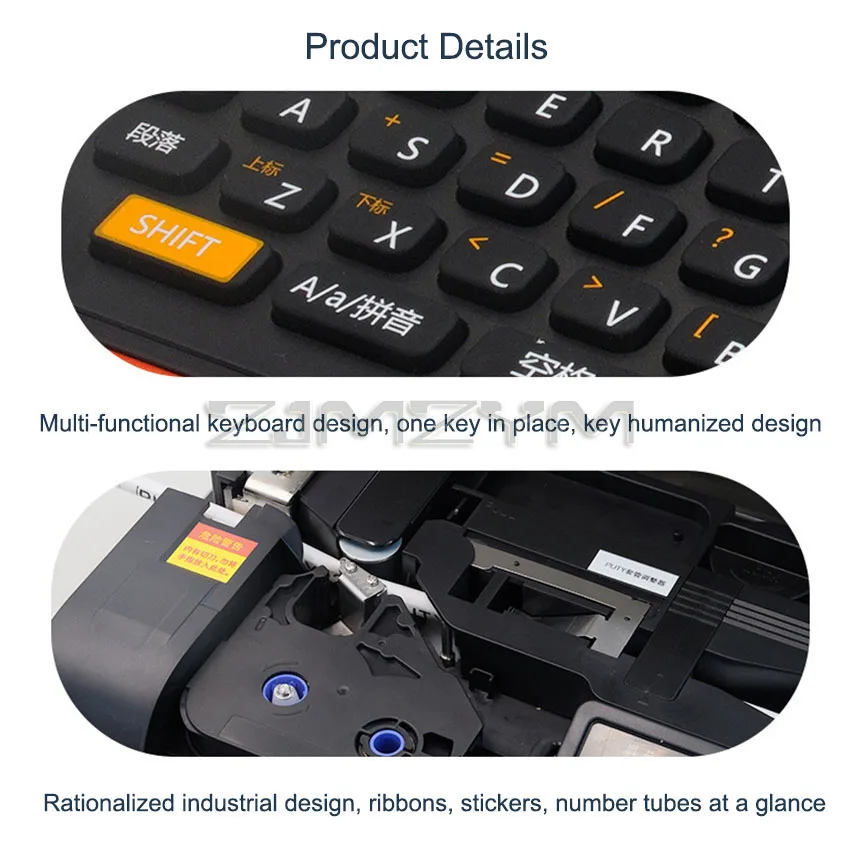 Automatic Number Machine Electronic Heat Shrink Wire Number MachineTube Printer Portable Thermal Transfer Label Printer